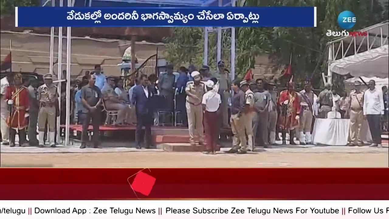 Huge Arrangements For Telangana Formation Day celebrations 2024 pa