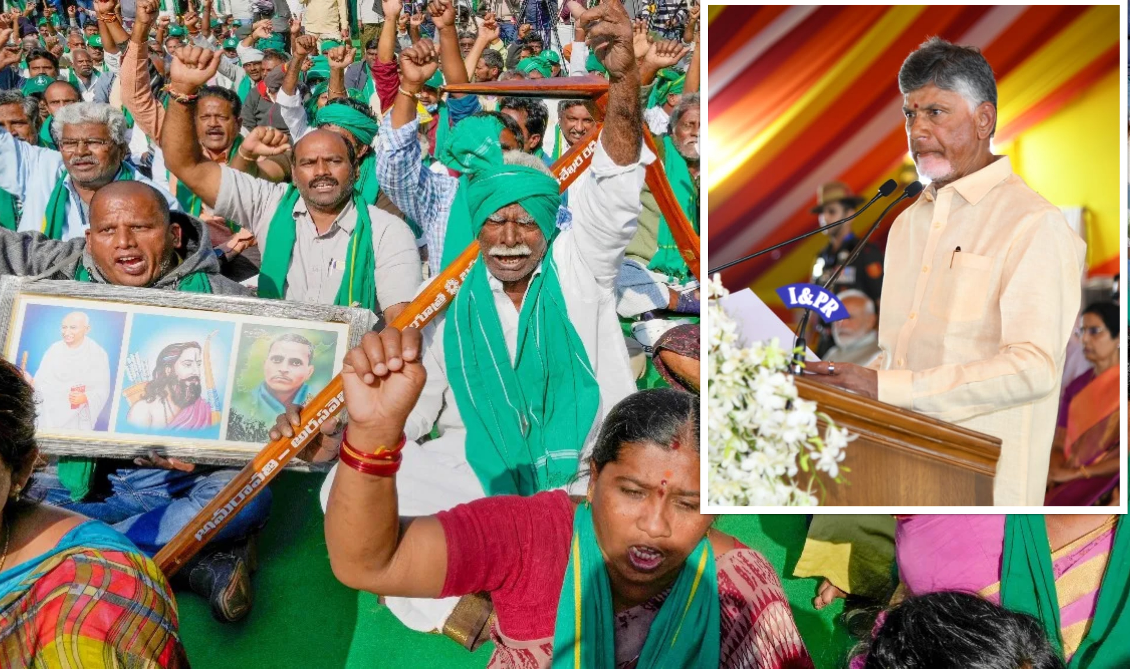 Amaravati Movement: బాబు ప్రమాణంతో 1,631 రోజుల ఉద్యమానికి బ్రేక్.. ఊపిరి పోసుకున్న అమరావతి Amaravati Movement: బాబు ప్రమాణంతో 1,631 రోజుల ఉద్యమానికి బ్రేక్.. ఊపిరి పోసుకున్న అమరావతి