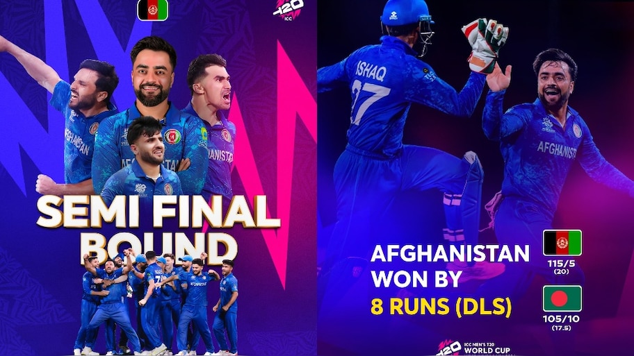 AFG Vs BAN Highlights: చరిత్ర సృష్టించిన అఫ్గాన్.. బంగ్లాపై థ్రిల్లింగ్ విక్టరీ.. సెమీస్ నుంచి ఆసీస్ ఔట్