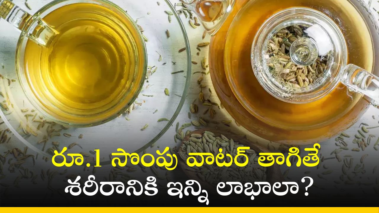 Fennel Seed Water: రూ.1 సొంపు వాటర్‌ తాగితే శరీరానికి ఇన్ని లాభాలా?