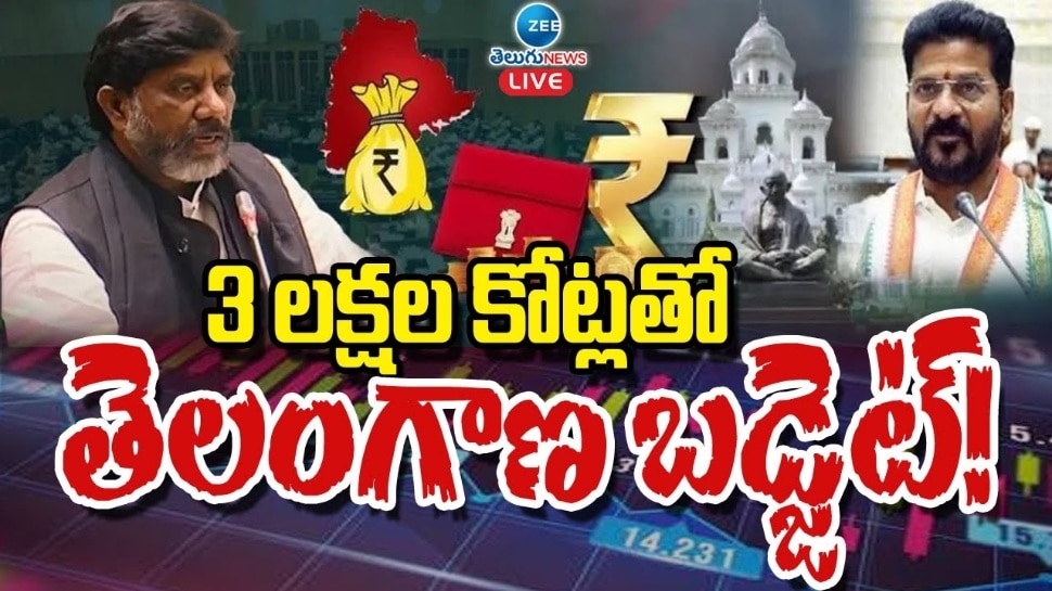 Telangana Budget Live Updates: 24 గంటలు కరెంట్‌పై భట్టి ప్రకటన.. నవ్వుకున్న కేసీఆర్