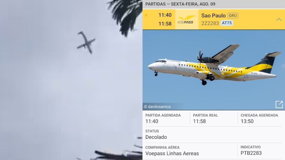Tragedy Incident Plane Crashes In Brazil Sao Paulo All 62 Aboard Dead ...