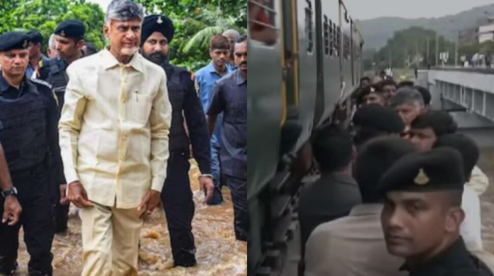 Chandrababu naidu:  చంద్రబాబుకు తప్పిన పెను ప్రమాదం.. మూడడుగుల దూరంలో ఆగిన ట్రైన్.. వీడియో వైరల్..