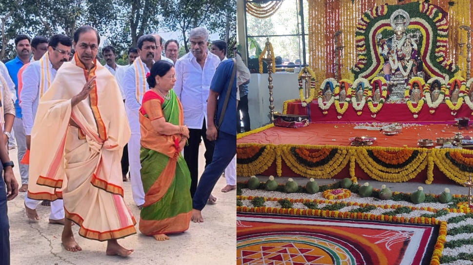 KCR Yagam: మాజీ సీఎం కేసీఆర్ యాగం.. తన గారాలపట్టీ కల్వకుంట్ల కవిత కోసమే? KCR Yagam: మాజీ సీఎం కేసీఆర్ యాగం.. తన గారాలపట్టీ కల్వకుంట్ల కవిత కోసమే?