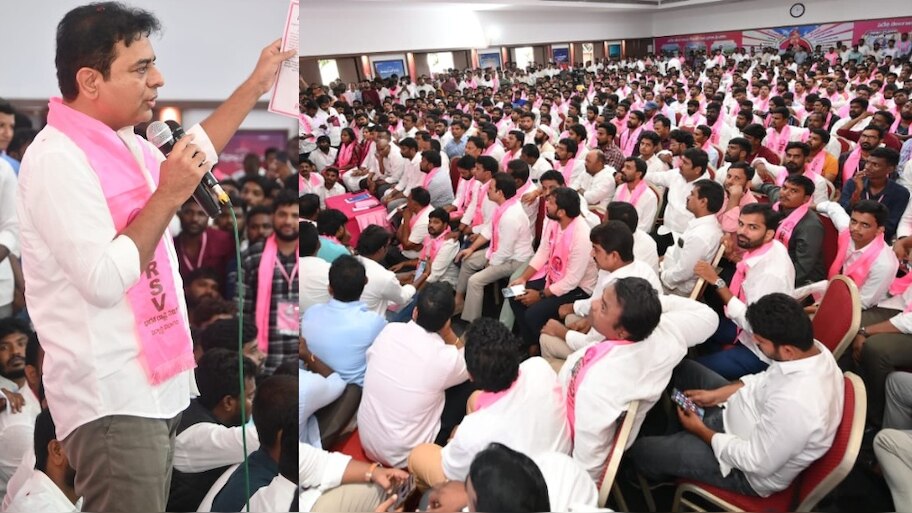 Afterall Revanth Reddy He Is Chittinaidu KT Rama Rao Meets With BRSV ...