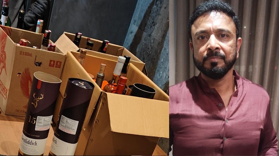 Rave Party Held In KTR Brother In Law Farm house Foreign Liquor Seized