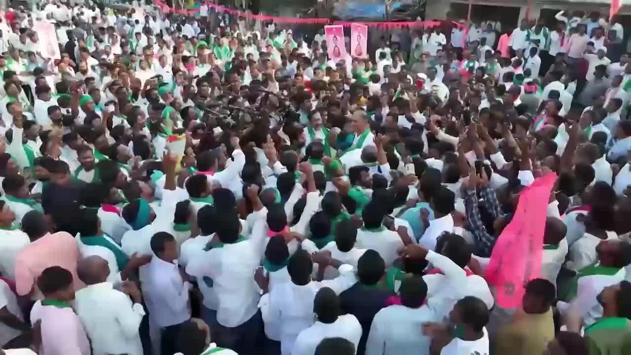 Harish Rao Attends Korutla MLA Kalvakuntla Sanjay Kumar Padayatra Rv