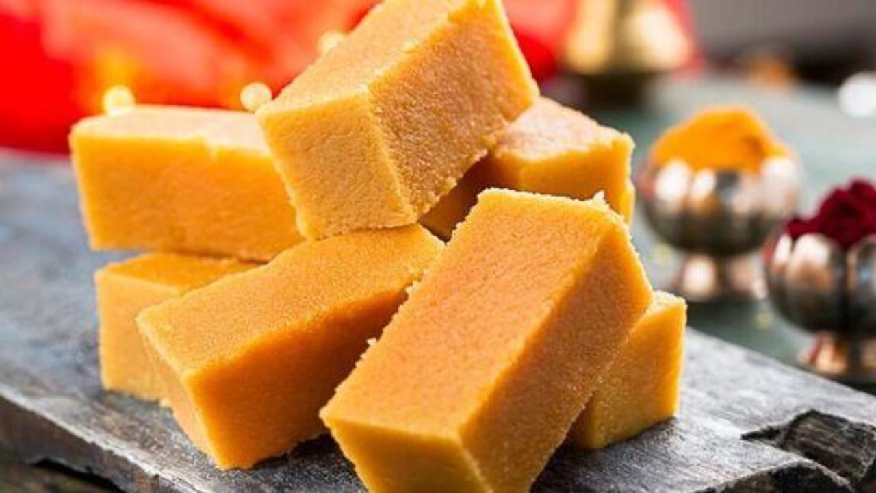 Ghee Mysore Pak: గుల్ల మైసూర్ పాక్.. స్వీట్ షాప్ టేస్ట్ తో రావాలంటే ఇలా చేయండి..!