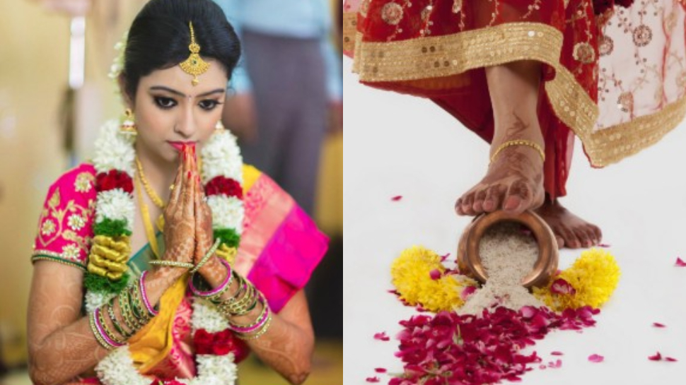 Wedding Tradition: పెళ్లి కూతురు.. అత్తారింటికి వెళ్లేటప్పుడు మర్చిపోయి కూడా వీటిని తీసుకెళ్లకూడదంట.. Wedding Tradition: పెళ్లి కూతురు.. అత్తారింటికి వెళ్లేటప్పుడు మర్చిపోయి కూడా వీటిని తీసుకెళ్లకూడదంట..