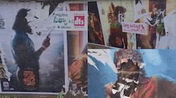 Pithapuram: డిప్యూటీ సీఎం ఇలాకా పిఠాపురంలో కలకలం.. పుష్ప 2 పోస్టులు చించివేత