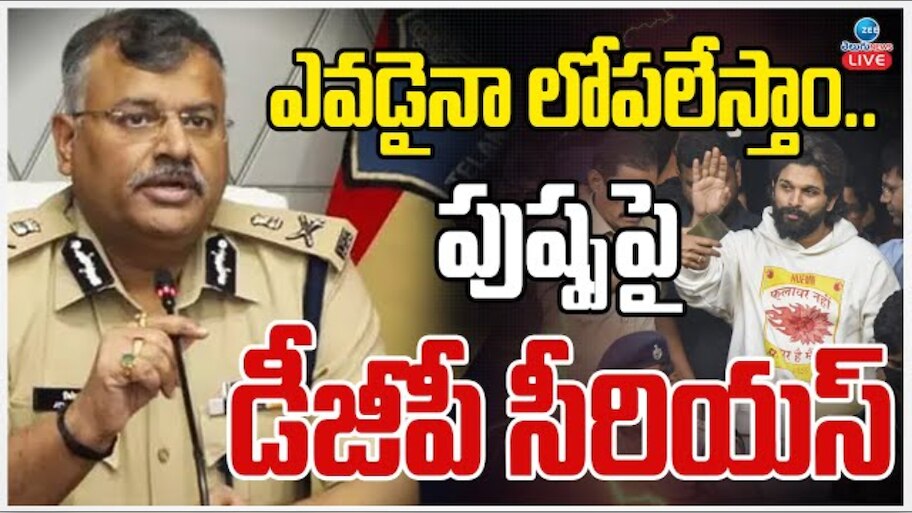 Telangana dgp Jitender reddy reacts on allu arjun pushpa 2 movie ...