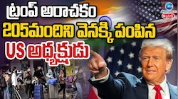 US President Donald Trump: అమెరికాలో ట్రంప్ అరాచకం.. ఏకంగా 205 మంది వెనక్కి పంపిప అగ్ర దేశాధినేత..