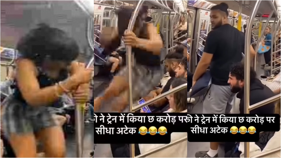 Viral Video: మెట్రోలో ఊహించని ఘటన.. నిద్రిస్తున్న యువకుడి ఒడిలో జంప్ చేసిన యువతి.. వీడియో వైరల్..