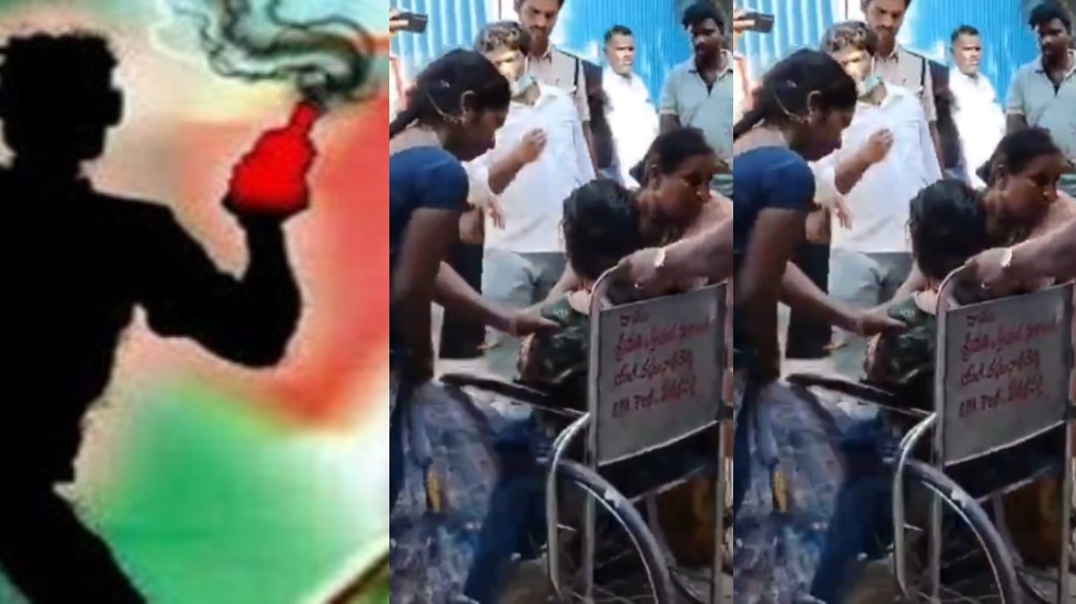 Valentines Day Acid attack: వాలెంటైన్స్‌డే రోజు ఘోరం.. యువతిపై యాసిడ్ దాడిచేసిన ప్రేమోన్మాది.. వీడియో వైరల్..