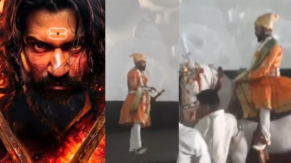 Chhaava Video: అరెవావ్.. చావా సినిమా  చూసేందుకు గుర్రం మీద ఎంట్రీ ఇచ్చిన అభిమాని.. వీడియో వైరల్..