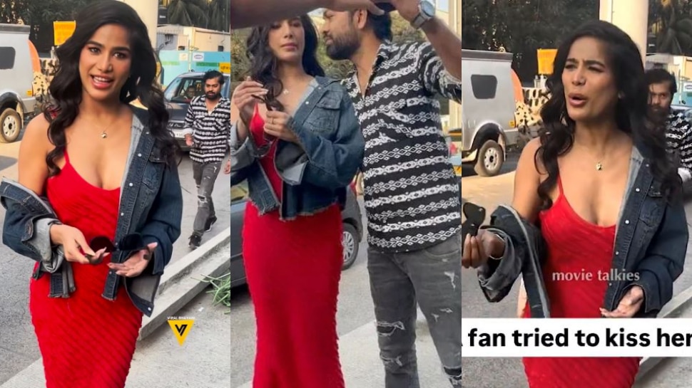 Poonam Pandey Video: పూనమ్ పాండేకు షాకింగ్ అనుభవం.. సెల్ఫీ పేరుతో అభిమాని పాడుపని.. వీడియో వైరల్..