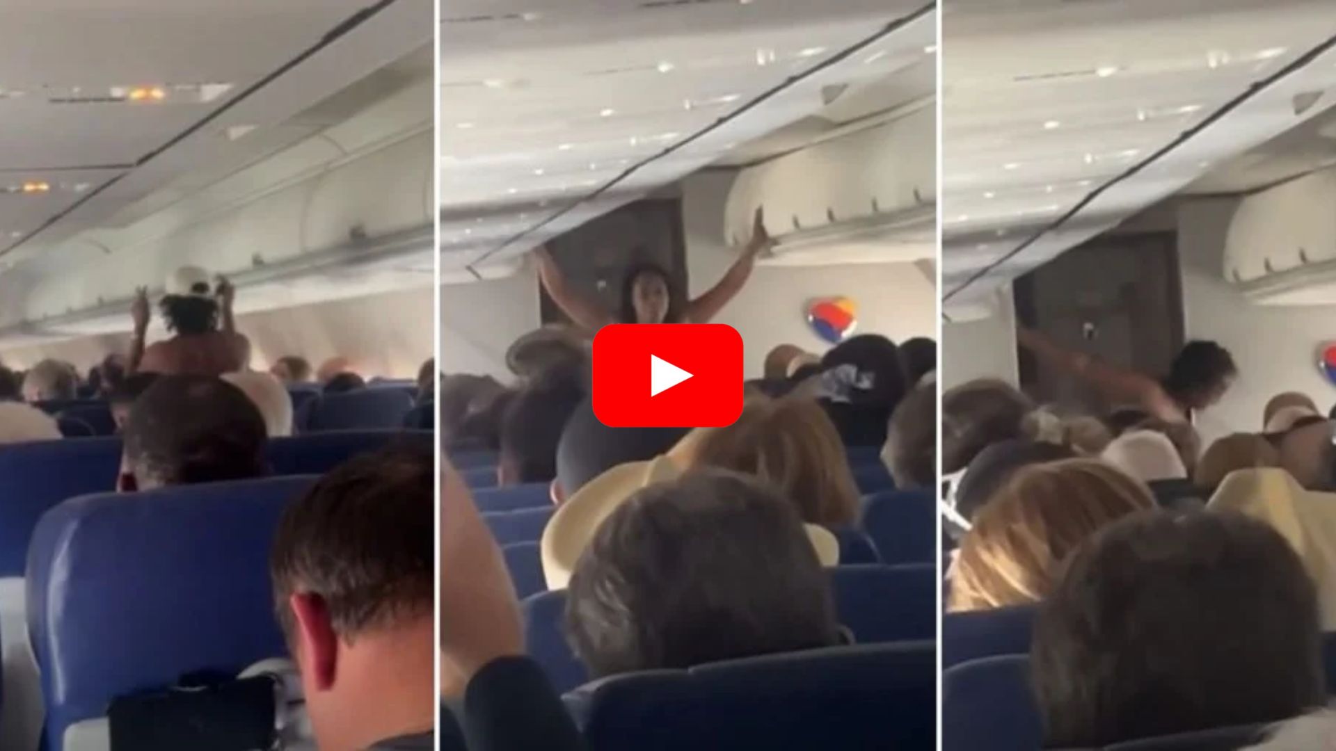 30-Year Young Woman Walking Around Naked On Plane Video Is Trending On ...