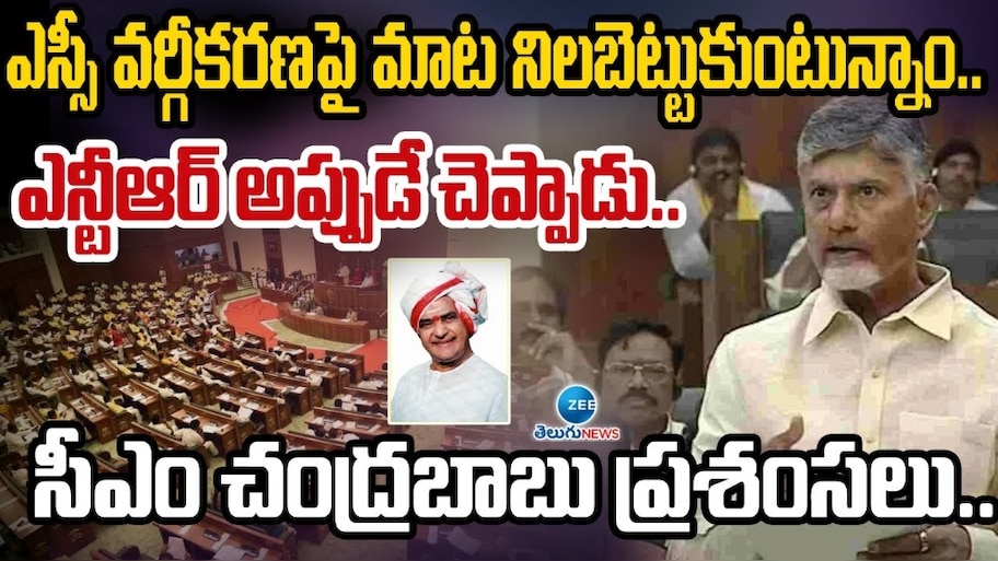 SC Sub Categorisation: 'ఆరంభం నుంచి చివరి వరకు ఉండటం నా అదృష్టం': సీఎం చంద్రబాబు