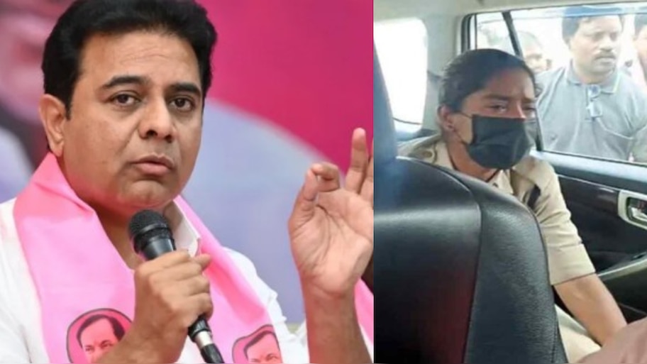 Brs ktr convoy: కేటీఆర్ పర్యటనలో అపశృతి.. లేడీ కానిస్టేబుల్‌కు తీవ్ర గాయాలు.. ఏంజరిగిందంటే..?