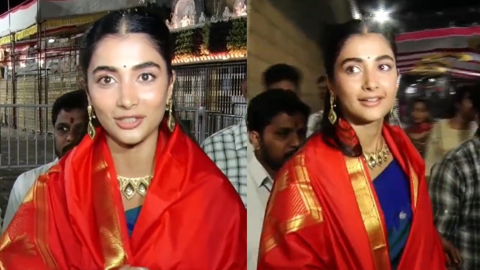 Pooja Hegde Video:  నేను చాలా లక్కీ.. తిరుమలలో శ్రీవారిని  దర్శించుకుని ఎమోషనల్ అయిన పూజా హెగ్డె.. వీడియో వైరల్..