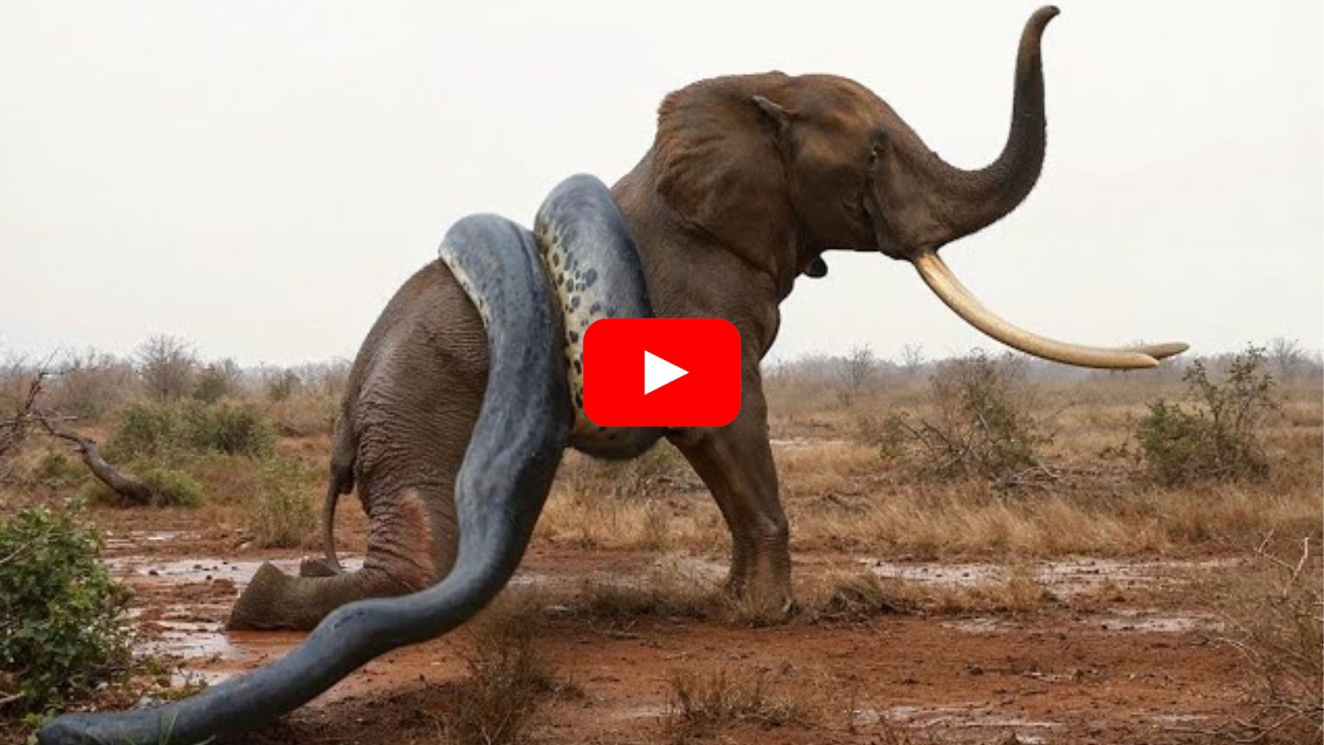 Anaconda Attacking An Elephant Video Is Going Viral On Social Media ...