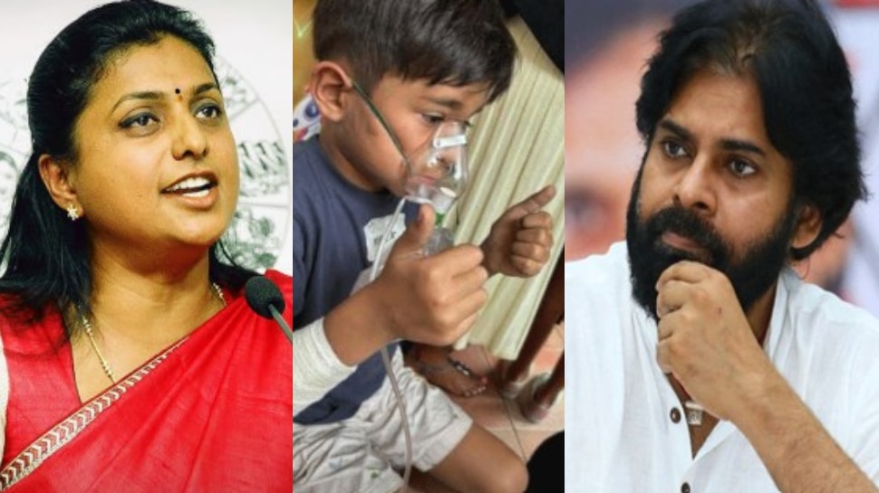 Rk Roja shocking comments on deputy cm pawan kalyan son mark shankar ...