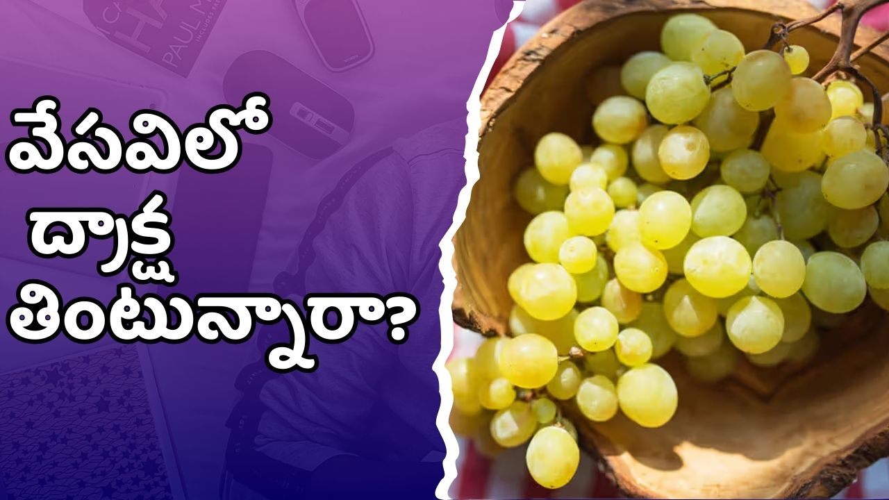 Grapes Benefits Telugu: వేసవిలో ద్రాక్ష తింటున్నారా? ఇవి తప్పకుండా తెలుసుకోండి.. Grapes Benefits Telugu: వేసవిలో ద్రాక్ష తింటున్నారా? ఇవి తప్పకుండా తెలుసుకోండి..