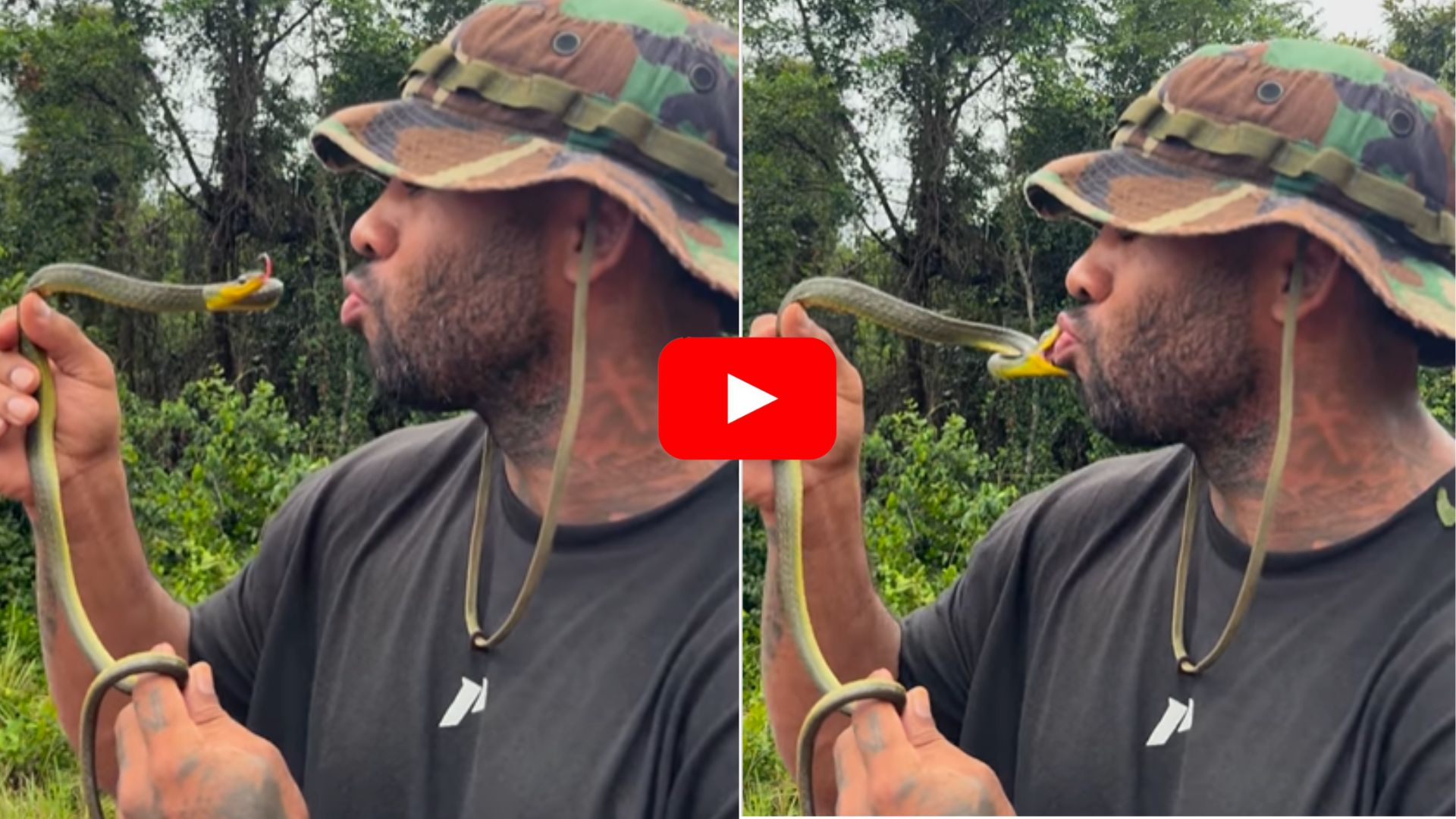 Snake Rare Viral Video: వీడు మామూలోడు కాదు.. ఏకంగా పామునే ముద్దు పెట్టుకోబోయాడు.. చివరికి ఏం జరిగిందో చూడండి.. Snake Rare Viral Video: వీడు మామూలోడు కాదు.. ఏకంగా పామునే ముద్దు పెట్టుకోబోయాడు.. చివరికి ఏం జరిగిందో చూడండి..