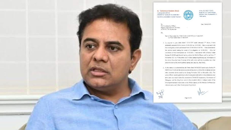 KTR Letter: నా సెల్‌ఫోన్‌, ల్యాప్‌ట్యాప్‌ ఎలా అడుగుతారు? ఏసీబీకి కేటీఆర్‌ ప్రశ్నలు
