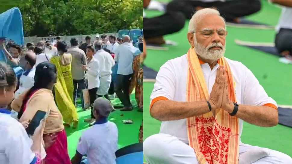 Yoga Day: యోగ డే రోజు మ్యాట్ కోసం పెద్ద యుద్ధమే.. ఏకంగా ఒకరినొకరు కొట్టుకుంటూ.. ఏందిరా బాబు ఈ విడ్డూరం..! Yoga Day: యోగ డే రోజు మ్యాట్ కోసం పెద్ద యుద్ధమే.. ఏకంగా ఒకరినొకరు కొట్టుకుంటూ.. ఏందిరా బాబు ఈ విడ్డూరం..!