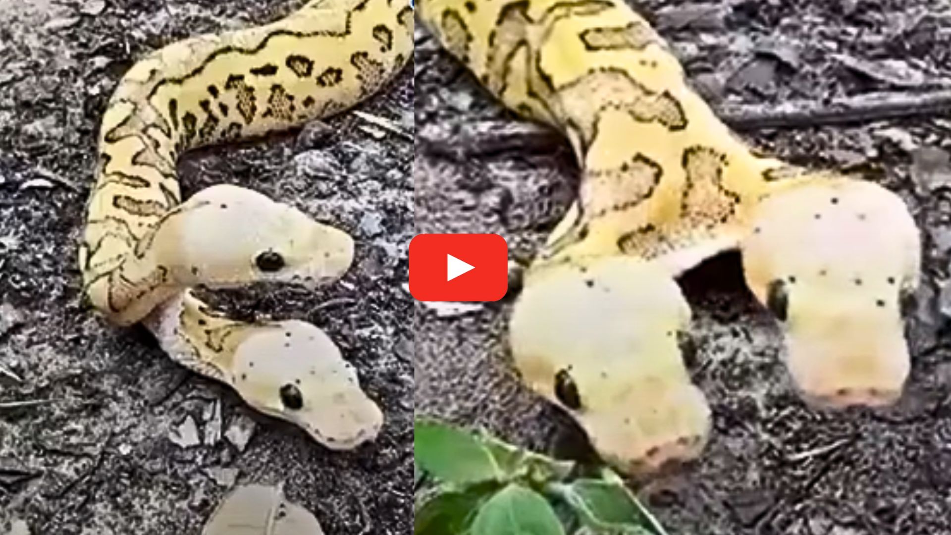 Rare Python Video: ఎప్పుడూ చూడని.. రెండు తలల కొండచిలువ.. వీడియో ఇదే.. Rare Python Video: ఎప్పుడూ చూడని.. రెండు తలల కొండచిలువ.. వీడియో ఇదే..