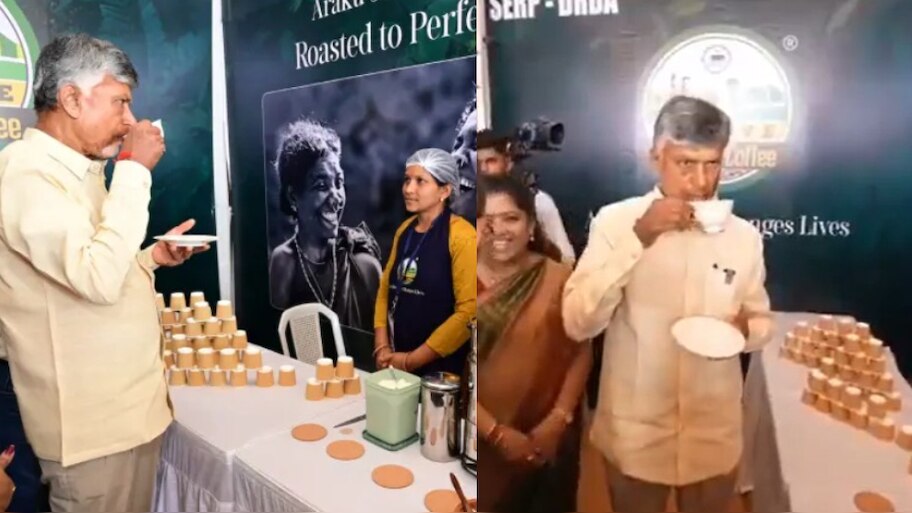 Chandrababu naidu Video: లగిశపల్లిని సందర్శించిన చంద్రబాబు నాయుడు.. అరకు కాఫీపై ప్రశంసలు.. వీడియో వైరల్..