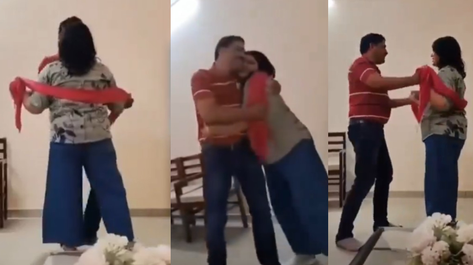 Video Viral: రొమాంటిక్ మూడ్లో విద్యాశాఖ అధికారి.. ఏకంగా తన ఆఫీసులో భార్యతో అలా.!. నెట్టింట హల్ చేస్తున్న వీడియో.. Video Viral: రొమాంటిక్ మూడ్లో విద్యాశాఖ అధికారి.. ఏకంగా తన ఆఫీసులో భార్యతో అలా.!. నెట్టింట హల్ చేస్తున్న వీడియో..