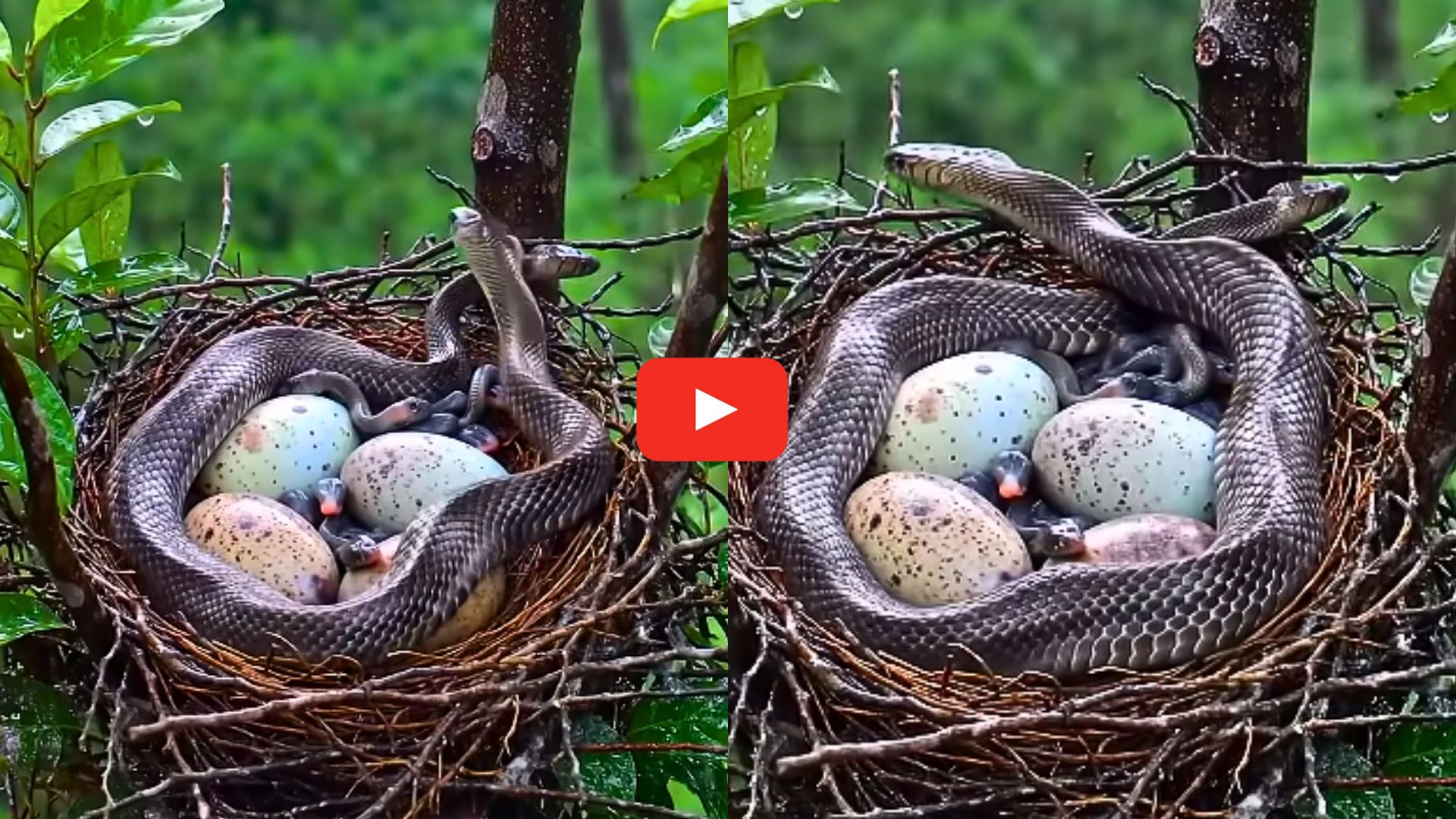 King Cobra Video: వామ్మె.. చెట్టుపై పక్షి గూడులో కింగ్ కోబ్రా.. గుడ్లను ఏం చేసిందో తెలుసా? King Cobra Video: వామ్మె.. చెట్టుపై పక్షి గూడులో కింగ్ కోబ్రా.. గుడ్లను ఏం చేసిందో తెలుసా?