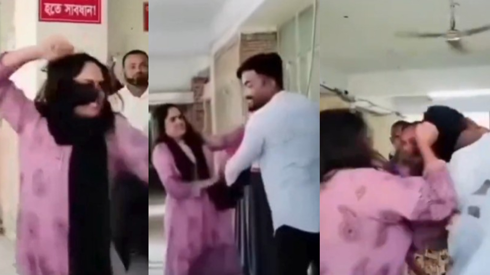 Video Viral: ఓర్నాయనో.. భర్తను కాలితో తన్నుతూ, ఉర్కించి కొట్టిన భార్య.. షాకింగ్ వీడియో... Video Viral: ఓర్నాయనో.. భర్తను కాలితో తన్నుతూ, ఉర్కించి కొట్టిన భార్య.. షాకింగ్ వీడియో...