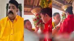 Venu Swamy Video: ఇక్కడి నుంచి బైటకు వెళ్లిపో.!..  వేణుస్వామిని కామాఖ్యా ఆలయం నుంచి బైటకు తోసేసిన అర్చకులు.!. వీడియో వైరల్..