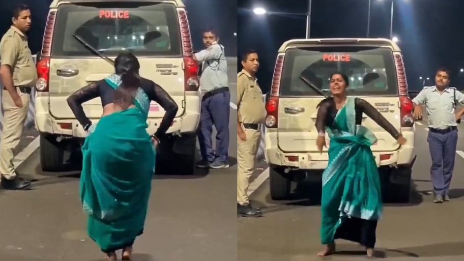 Video Viral: ఇదెక్కడి పైత్యం భయ్యా.. ఏకంగా పోలీసుల ముందుకెళ్లి యువతి అలాంటి పని.!. నెట్టింట హల్ చల్ చేస్తున్న వీడియో.!.