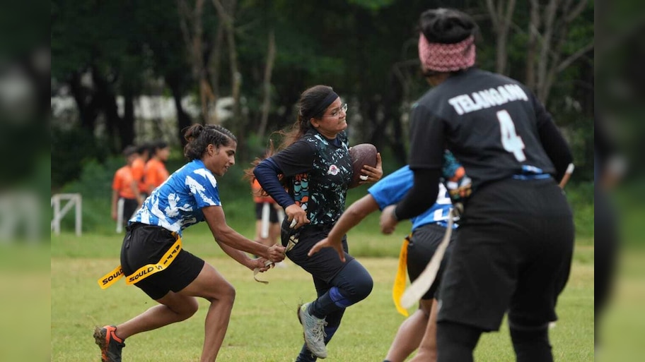 Flag Football: అమెరికన్ ఫ్లాగ్ ఫుట్‌బాల్ టోర్నీలో చెలరేగిన తెలంగాణ టీమ్..దెబ్బకి నాకౌట్‌కి‌..!