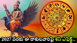 Saturn Effect: శని ఎఫెక్ట్‌తో 2027 వరకు అదృష్టం, దురదృష్టం పొందే రాశులు ఇవే.. 