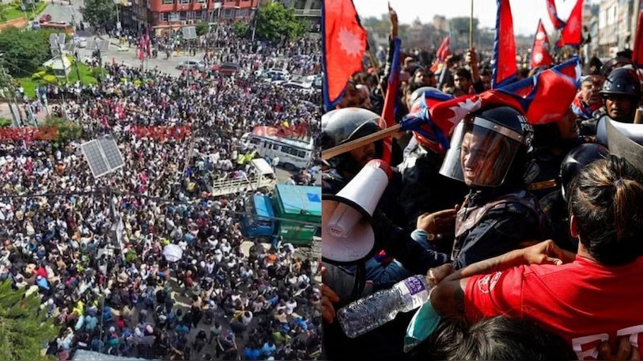 Nepal: నేపాల్‌లో  హైటెన్షన్.. సోషల్ మీడియా యాప్స్‌‌పై బ్యాన్‌‌తో భగ్గుమన్న యువత.. రోడ్లపై వేలాది మంది నిరసనలు.. కర్ఫ్యూ, 16 మంది మృతి