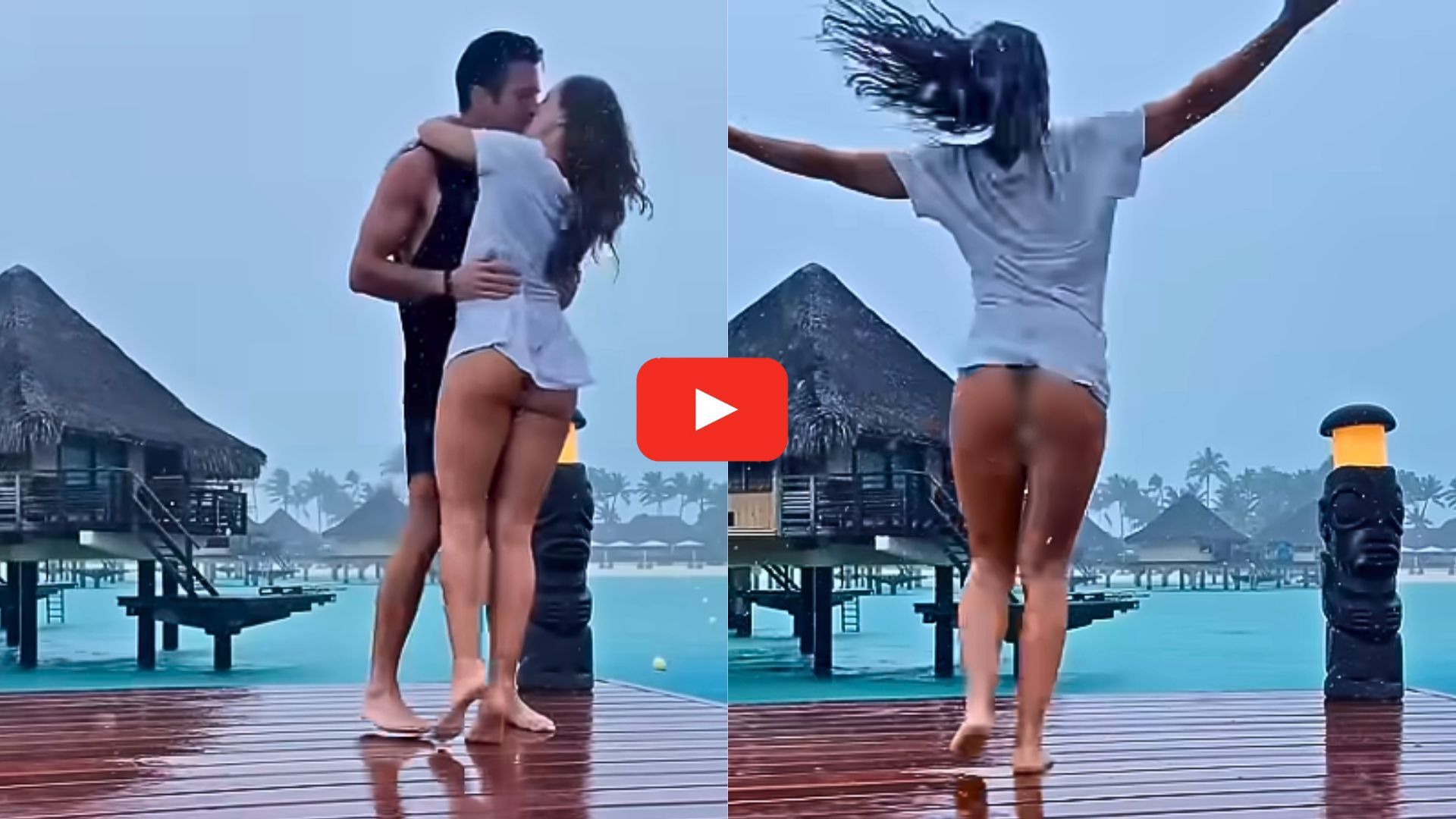 Romance Video: వర్షంలో ప్రేమజంట రొమాన్స్.. ప్యాంటు ధరించకుండా యువకుడితో యువతి.. వీడియో చూశారా? Romance Video: వర్షంలో ప్రేమజంట రొమాన్స్.. ప్యాంటు ధరించకుండా యువకుడితో యువతి.. వీడియో చూశారా?