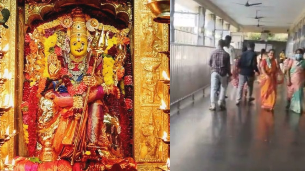 Video Viral: విజయవాడ దుర్గమ్మ సన్నిధిలో మహా అపచారం.. మండి పడుతున్న భక్తులు.. ఏంజరిగిందంటే..?.. వీడియో వైరల్.. Video Viral: విజయవాడ దుర్గమ్మ సన్నిధిలో మహా అపచారం.. మండి పడుతున్న భక్తులు.. ఏంజరిగిందంటే..?.. వీడియో వైరల్..