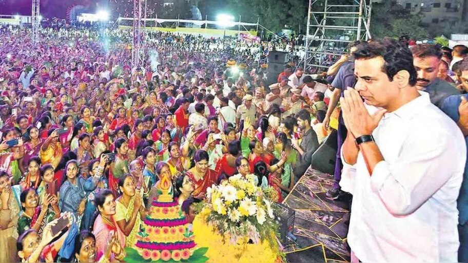 KTR Wishes: 'ప్రపంచానికి తెలంగాణ సంస్కృతిని చాటిచెప్పే గొప్ప పండుగ బతుకమ్మ'
