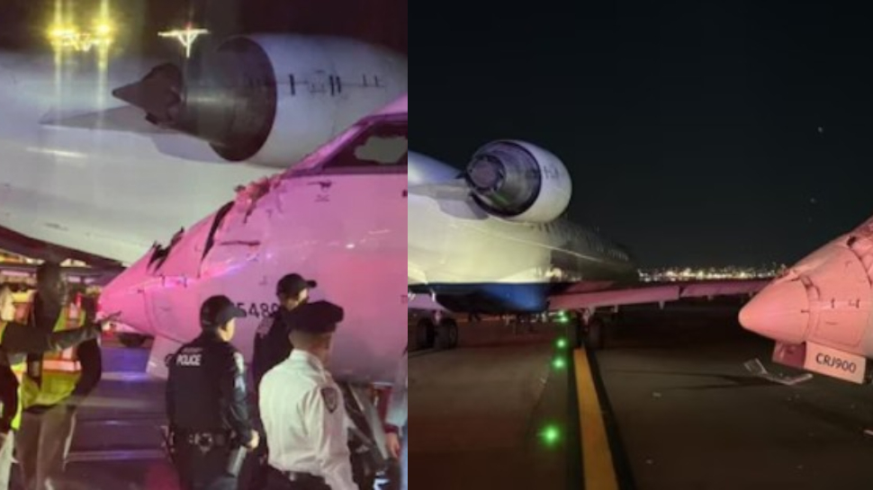 Two Plane Collide Video: ఎయిర్ పోర్టులో షాకింగ్ ఘటన.. ఒకదానికి మరోకటి ఢీకొన్న రెండు విమానాలు.. వీడియో వైరల్.. Two Plane Collide Video: ఎయిర్ పోర్టులో షాకింగ్ ఘటన.. ఒకదానికి మరోకటి ఢీకొన్న రెండు విమానాలు.. వీడియో వైరల్..