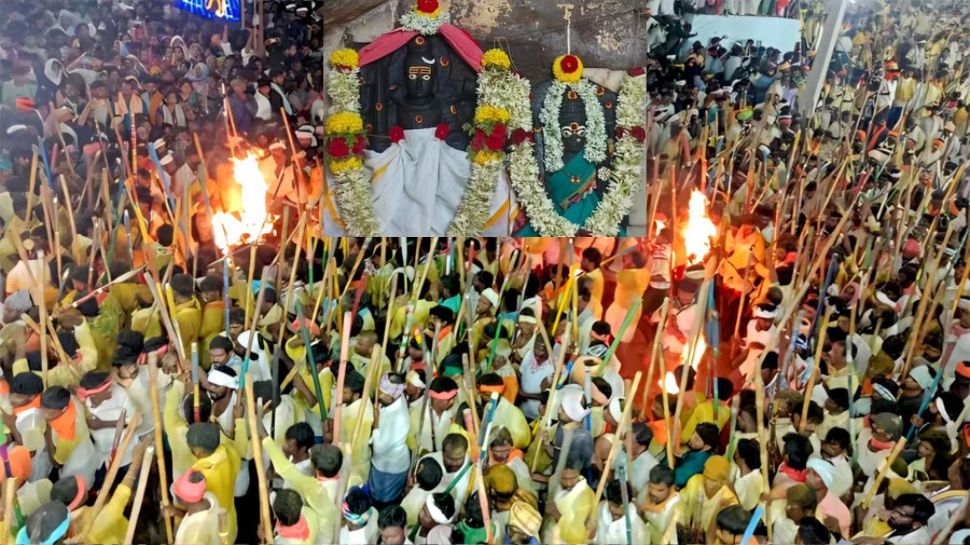 Devaragattu: దేవర గట్టు కర్రల సమరంలో విషాదం.. ఇద్దరు మృతి, 100 మందికి పైగా గాయాలు.. Devaragattu: దేవర గట్టు కర్రల సమరంలో విషాదం.. ఇద్దరు మృతి, 100 మందికి పైగా గాయాలు..