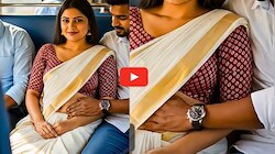 రైల్‌లో యువతి నడుముపై చేయి వేసిన యువకుడు.. సంచలనం సృష్టిస్తున్న వీడియో..!