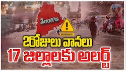 Telangana Rains: తెలంగాణకు మరో 2 రోజులు భారీ వర్ష సూచన.. 17 జిల్లాలకు అలర్ట్.. 