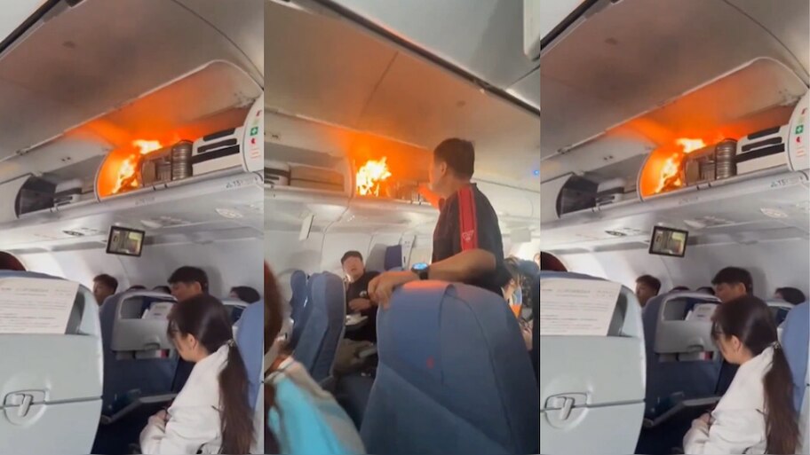 Battery fire accident in air china A321 makes emergency landing in ...