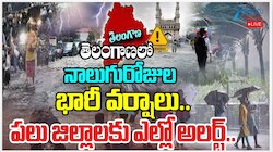 Telangana Rains: తెలంగాణలో నాలుగు రోజుల భారీ వర్షాలు.. పలు జిల్లాలకు ఎల్లో అలర్ట్.. 