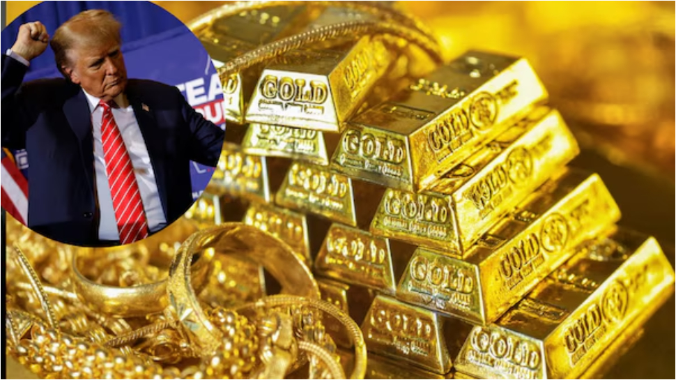 Gold Rate: బంగారం ధరలు తగ్గుతున్నాయని ఆనందిస్తుంటే.. ఆశలపై నీళ్లు చల్లుతున్న ట్రంప్.. బంగారం భగ్గుమనడం ఖాయమేనా..? Gold Rate: బంగారం ధరలు తగ్గుతున్నాయని ఆనందిస్తుంటే.. ఆశలపై నీళ్లు చల్లుతున్న ట్రంప్.. బంగారం భగ్గుమనడం ఖాయమేనా..?